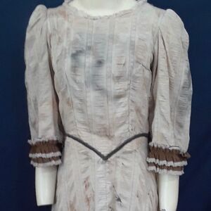 COSPLAY DRESS Hand Painted Costume SZ S M Cinderella Dead Zombie Wench Peasant